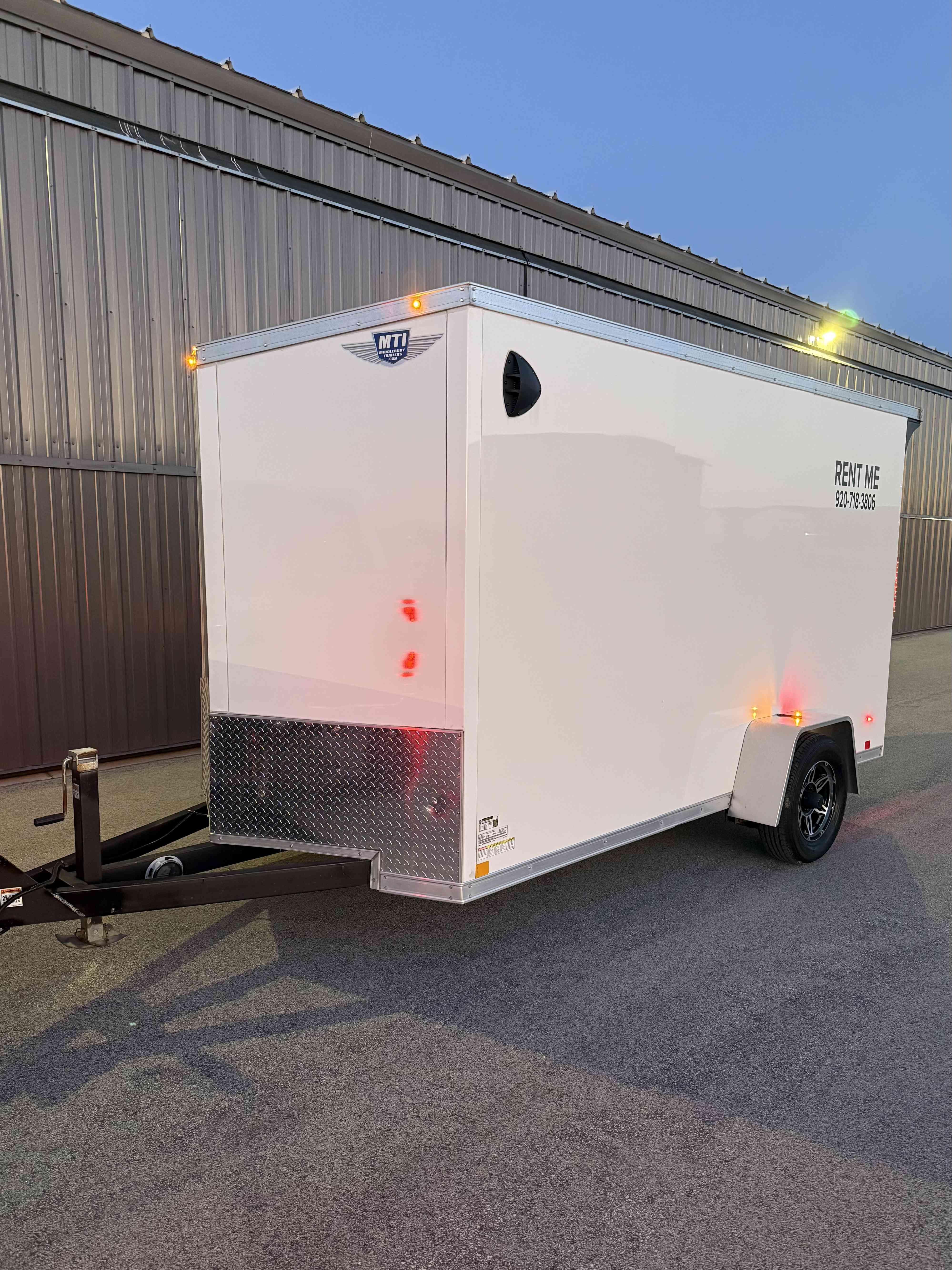 6x12 Enclosed Trailer view 5 - additional view