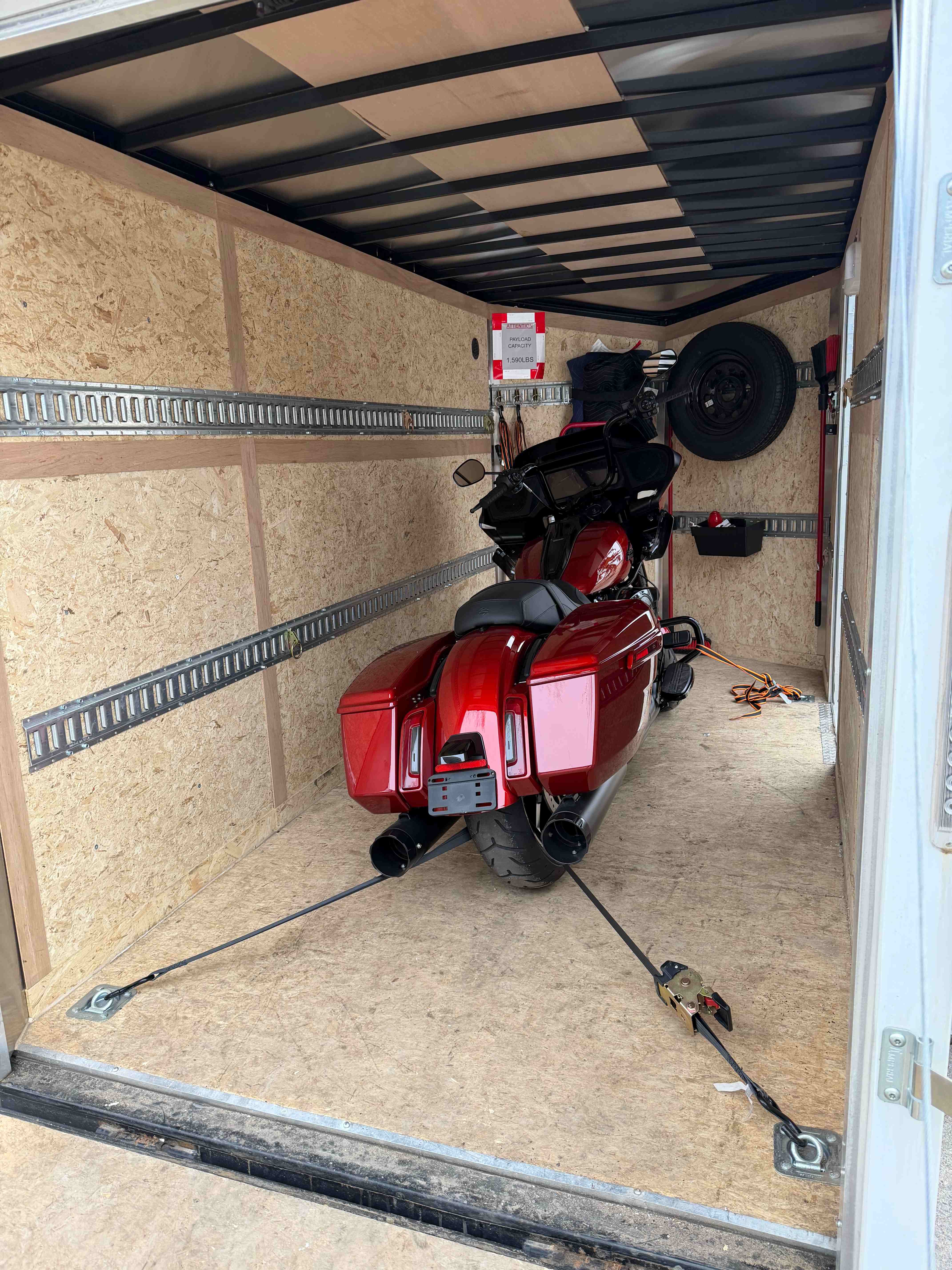 6x12 Enclosed Trailer view 6 - additional view