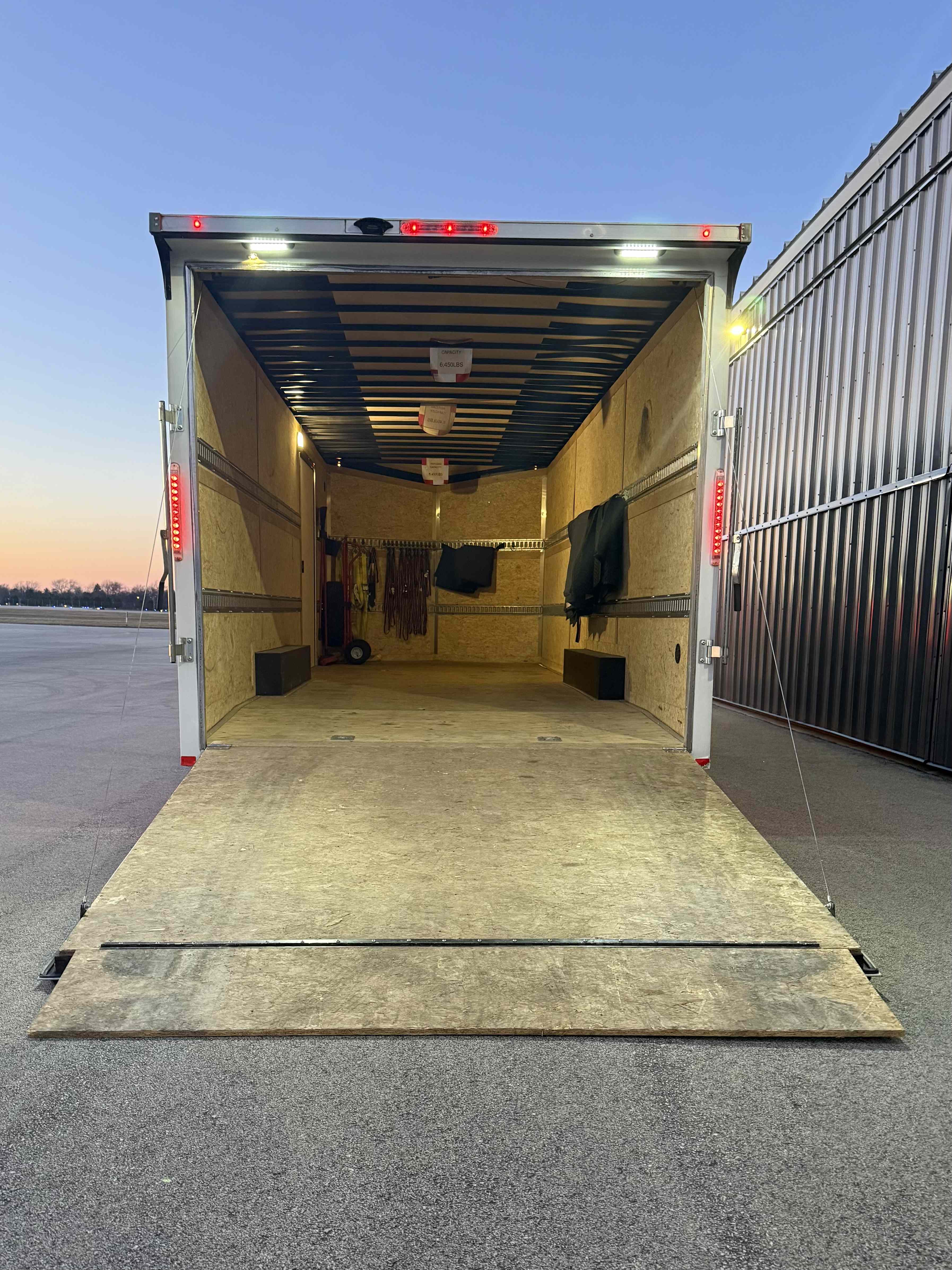 8.5x24 Enclosed Trailer view 4 - additional view